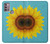 S3039 Vintage Sunflower Blue Case For Motorola Moto G30, G20, G10