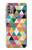 S3049 Triangles Vibrant Colors Case For Motorola Moto G30, G20, G10