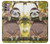 S3138 Cute Baby Sloth Paint Case For Motorola Moto G30, G20, G10