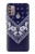 S3357 Navy Blue Bandana Pattern Case For Motorola Moto G30, G20, G10