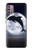 S3510 Dolphin Moon Night Case For Motorola Moto G30, G20, G10