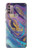 S3676 Colorful Abstract Marble Stone Case For Motorola Moto G30, G20, G10