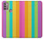 S3678 Colorful Rainbow Vertical Case For Motorola Moto G30, G20, G10