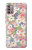 S3688 Floral Flower Art Pattern Case For Motorola Moto G30, G20, G10