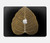 S2331 Gold Leaf Buddhist Om Symbol Hard Case For MacBook Air 13″ - A1369, A1466