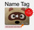 S2825 Cute Cartoon Raccoon Hard Case For MacBook Air 13″ - A1369, A1466