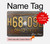 S3228 Vintage Car License Plate Hard Case For MacBook Air 13″ - A1369, A1466