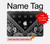 S3363 Bandana Black Pattern Hard Case For MacBook Air 13″ - A1369, A1466