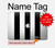 S2297 Black and White Vertical Stripes Hard Case For MacBook Air 13″ - A1932, A2179, A2337