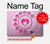 S2847 Pink Retro Rotary Phone Hard Case For MacBook Pro Retina 13″ - A1425, A1502