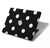 S2299 Black Polka Dots Hard Case For MacBook Pro 13″ - A1706, A1708, A1989, A2159, A2289, A2251, A2338