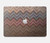 S3752 Zigzag Fabric Pattern Graphic Printed Hard Case For MacBook Pro 13″ - A1706, A1708, A1989, A2159, A2289, A2251, A2338