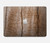 S0599 Wood Graphic Printed Hard Case For MacBook Pro 15″ - A1707, A1990