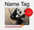 S2210 Panda Fluffy Art Painting Hard Case For MacBook Pro 16″ - A2141