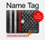 S3687 Firefighter Thin Red Line American Flag Hard Case For MacBook Pro 16″ - A2141