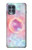 S3709 Pink Galaxy Case For Motorola Edge S