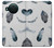 S3085 Feather Paint Pattern Case For Nokia X10