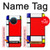 S0157 Composition Red Blue Yellow Case For Nokia X20