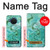 S2653 Dragon Green Turquoise Stone Graphic Case For Nokia X20