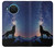 S3555 Wolf Howling Million Star Case For Nokia X20