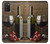 S1316 Grapes Bottle and Glass of Red Wine Case For Samsung Galaxy A03S