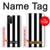 S2297 Black and White Vertical Stripes Case For Samsung Galaxy A03S