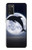 S3510 Dolphin Moon Night Case For Samsung Galaxy A03S
