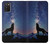 S3555 Wolf Howling Million Star Case For Samsung Galaxy A03S