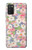 S3688 Floral Flower Art Pattern Case For Samsung Galaxy A03S