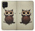 S0360 Coffee Owl Case For Samsung Galaxy A22 4G