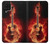 S0415 Fire Guitar Burn Case For Samsung Galaxy A22 4G