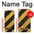 S2231 Yellow and Black Line Hazard Striped Case For Samsung Galaxy A22 4G