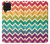 S2362 Rainbow Colorful Shavron Zig Zag Pattern Case For Samsung Galaxy A22 4G