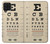 S2502 Eye Exam Chart Decorative Decoupage Poster Case For Samsung Galaxy A22 4G