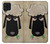 S2826 Cute Cartoon Unsleep Black Sheep Case For Samsung Galaxy A22 4G