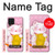 S3025 Pink Maneki Neko Lucky Cat Case For Samsung Galaxy A22 4G