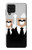 S3557 Bear in Black Suit Case For Samsung Galaxy A22 4G