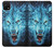 S0752 Blue Fire Grim Wolf Case For Samsung Galaxy A22 5G