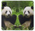 S1073 Panda Enjoy Eating Case For Samsung Galaxy A22 5G
