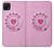 S2847 Pink Retro Rotary Phone Case For Samsung Galaxy A22 5G