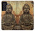 S0344 Buddha Rock Carving Case For Samsung Galaxy S21 FE 5G