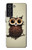S0360 Coffee Owl Case For Samsung Galaxy S21 FE 5G
