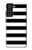 S1596 Black and White Striped Case For Samsung Galaxy S21 FE 5G