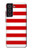 S2364 Red and White Striped Case For Samsung Galaxy S21 FE 5G