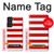S2364 Red and White Striped Case For Samsung Galaxy S21 FE 5G