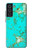 S2377 Turquoise Gemstone Texture Graphic Printed Case For Samsung Galaxy S21 FE 5G