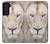 S2399 White Lion Face Case For Samsung Galaxy S21 FE 5G