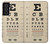 S2502 Eye Exam Chart Decorative Decoupage Poster Case For Samsung Galaxy S21 FE 5G