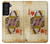 S2833 Poker Card Queen Hearts Case For Samsung Galaxy S21 FE 5G