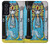 S2837 The High Priestess Vintage Tarot Card Case For Samsung Galaxy S21 FE 5G